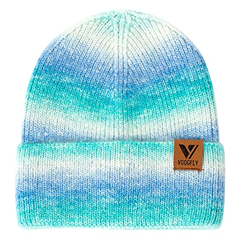 Vgogfly Beanie Men Slouchy Knit Skull Cap Warm Stocking Hats Guys Women Striped Winter Beanie Hat Cuffed Plain Hat - color: Z - Mix 4