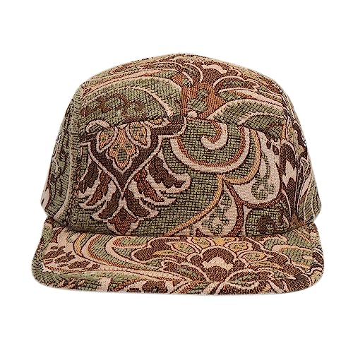 5 Panel Camper Hat | Multi-Color Unique Designs | Caps for Men & Women | Large or X-Large - color: Chenille Brown, size: 7 1/4-7 3/8