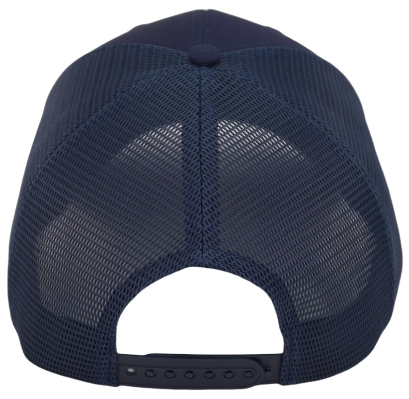TSSGBL Snapback Trucker Hats Baseball Caps Adjustable Blank Mesh Back Ball Caps for Men Women - color: Navy2, size: X-Large-XX-Large