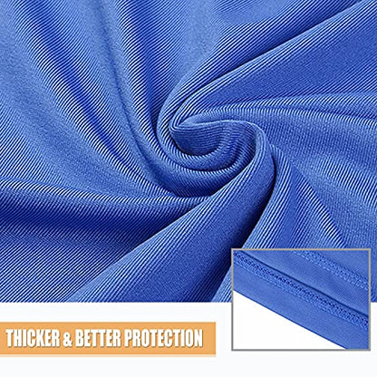 Neck Gaiter Face Mask: Cooling UV Protection Face Cover Breathable - color: Navy&royal Blue&grey&black