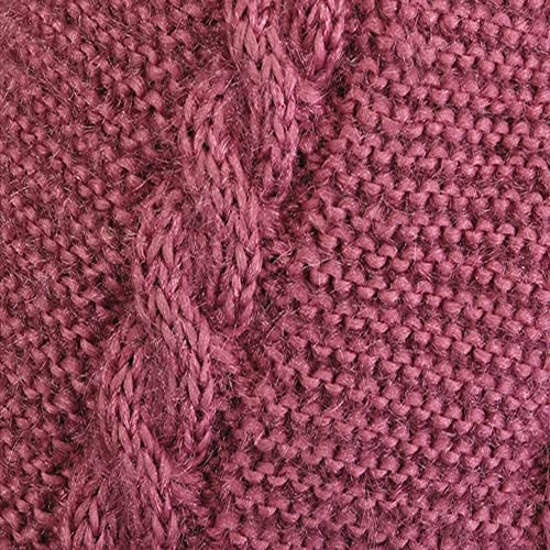 Winter Warm Elastic Soft Ear Protection Knitted Scarf Hat Fleece Lined Beanie Hat - color: H01-khaki