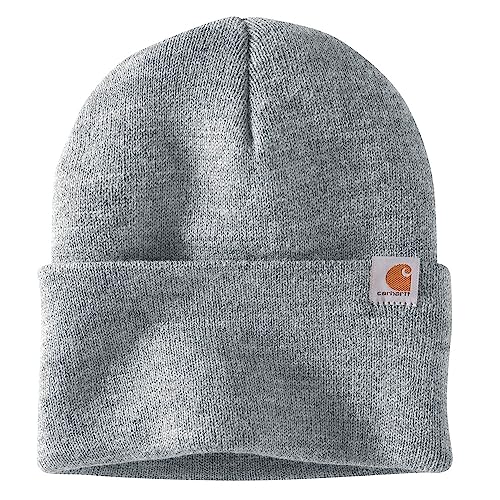 Carhartt Men's Knit Cuffed Beanie 104597 - color: Heather Grey