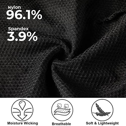WTACTFUL Cooling Breathable Skull Cap Men Women, Sweat Wicking 1-2-4 Pack - color: #Black + Black