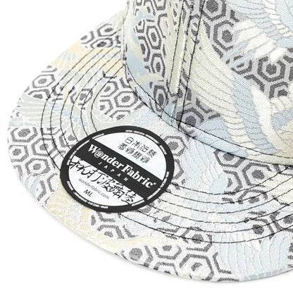 Japanese Kimono Baseball Cap for Men, Snapback Flat Brim Hat - color: 002, size: Medium-Large