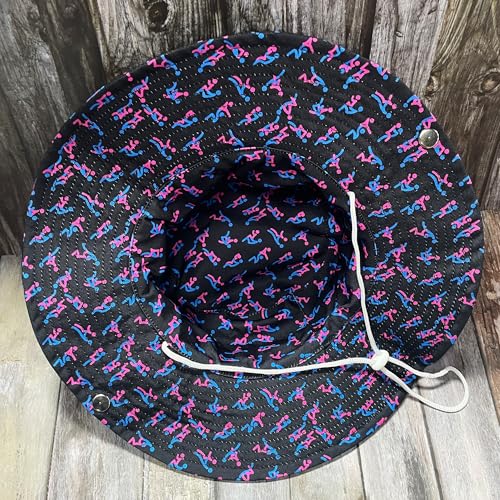 Funny Sun Hat for Men Women Wide Brim Bucket Hat Hiking Boonie Hat Summer Beach Fishing Caps - color: Love Pose