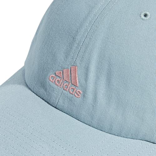 adidas Women's Saturday 2 Hat Baseball Cap - color: Magic Grey/Wonder Mauve Pink