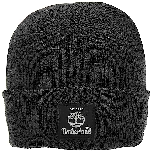 Timberland Unisex Adult Short Watch Cap - color: Charcoal Heather Gray