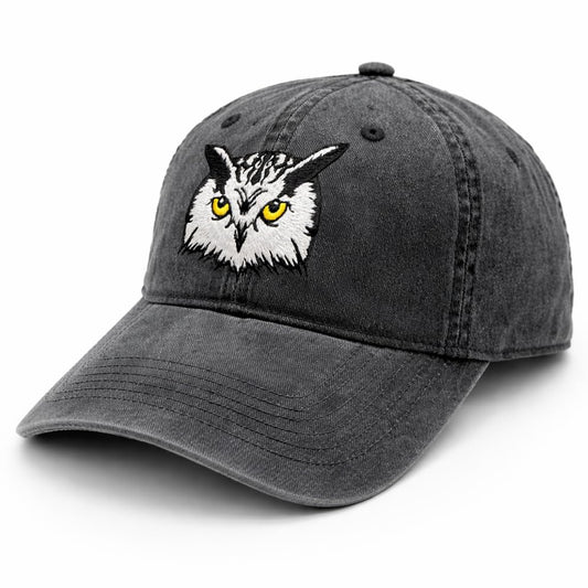 WOAIDY Embroidered Baseball Cap for Men & Women - color: Owl