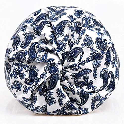 XYIYI Womens Chemo Headwear Hats Cotton Slouchy Beanie Cap Scarf - color: 2pcs Flowers-i