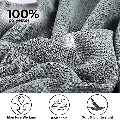 WTACTFUL Cooling Breathable Skull Cap Men Women, Sweat Wicking 1-2-4 Pack - color: 1 Piece - Linen Gray