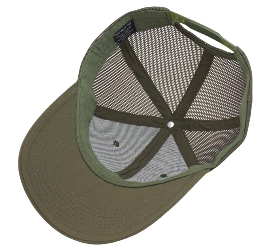 TSSGBL M, L, XL, XXL Snapback Trucker Hats Baseball Caps Adjustable Blank Mesh Back Ball Caps for Men Women - color: Army Green(cotton Front), size: Medium-Large