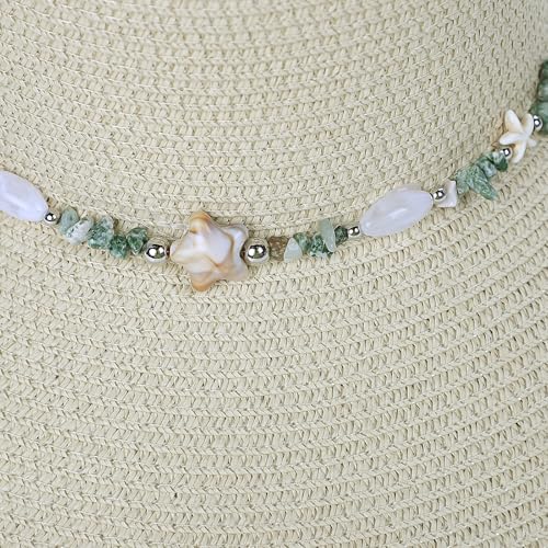 Womens Straw Sun Hat Wide Brim Summer Beach Hat with Beaded Trim Summer Foldable Floppy Hat for Travel Vacation UV Protection - color: Beige
