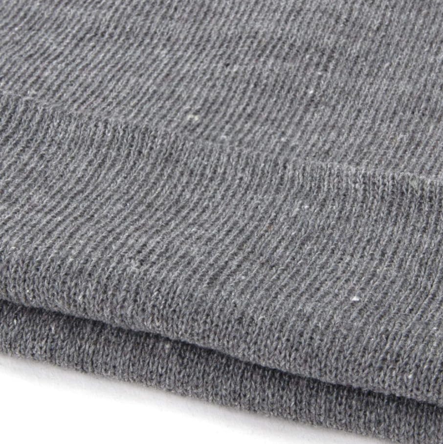 Knit Winter Beanie Hat Set, Pack of 5 Colors, Classic Cuffed Design, Multi-Color - Navy, Red, Olive, Gray, Black
