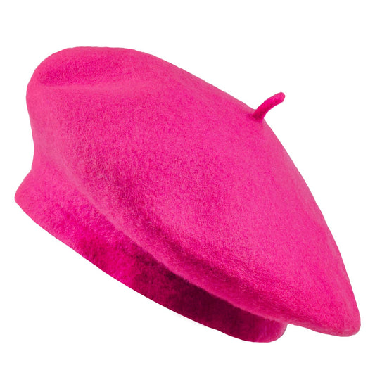 Jolbndcv 6PCS Beret, French Beanie, Outdoor, Winter, Fashion Lady Hat - color: Rose Red