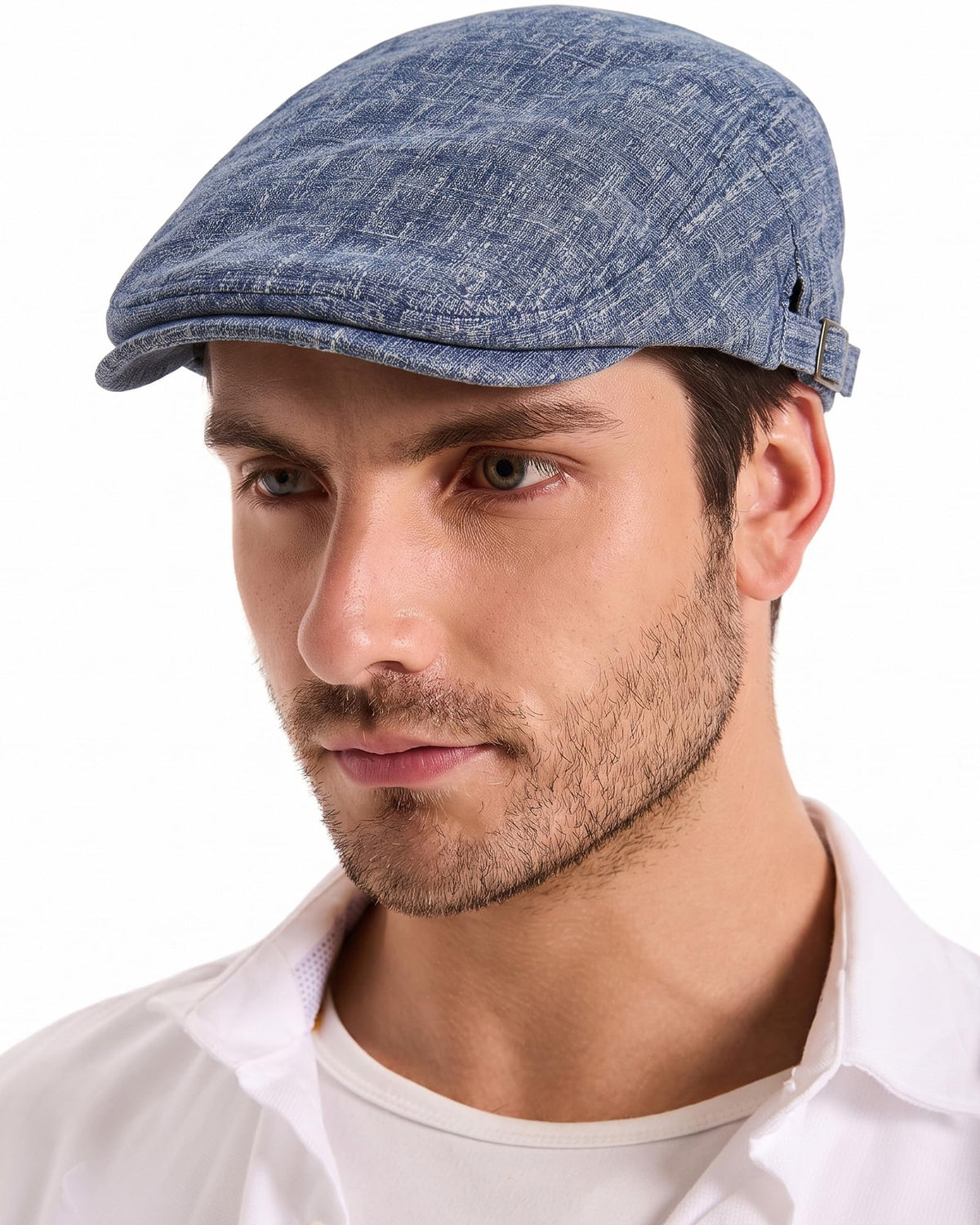 ZLYC 남성용 여름 플랫 캡 Scally Ivy Gatsby Newsboy Beret Driver Cabbie 사냥 모자 - color: 단색 오렌지